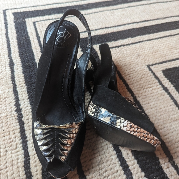 Snakeskin black heel - Picture 7 of 7